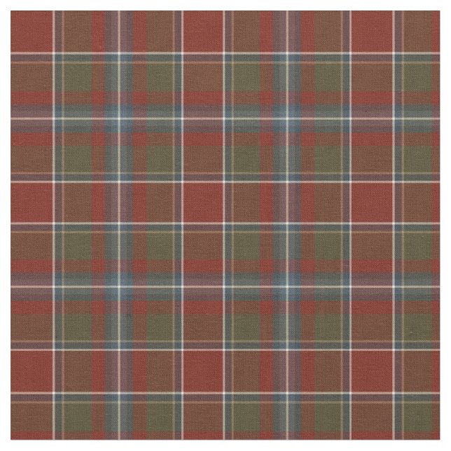 Tecido Perthshire Scotland District Weathered Tartan (Detalhe)