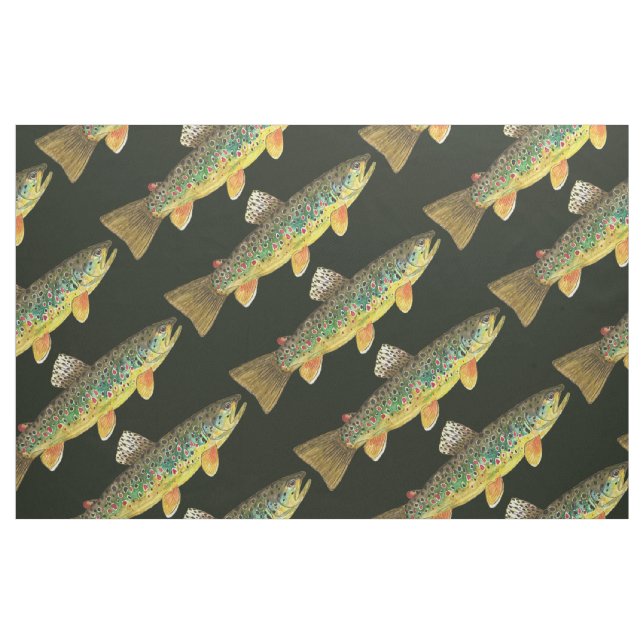 Tecido Pesca de trutas (Jarda)