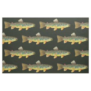 Tecido Pesca de trutas