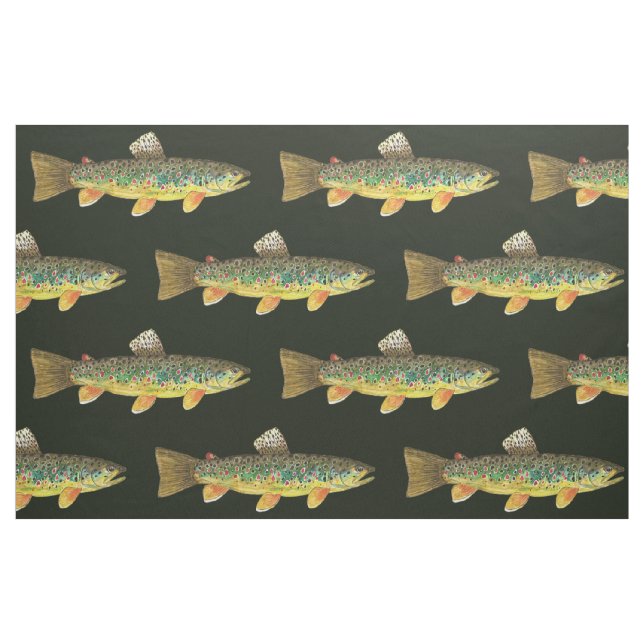 Tecido Pesca de trutas (Jarda)