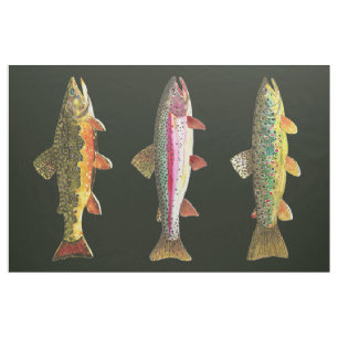 Tecido Pesca de trutas