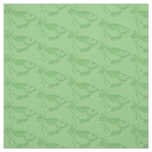 Tecido Pesca Impressão Khaki Verde