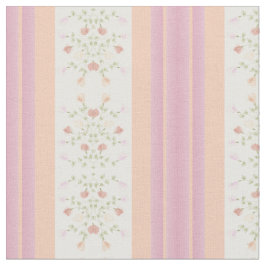 Tecido Pêssego de Pastel e Faixa Rosa