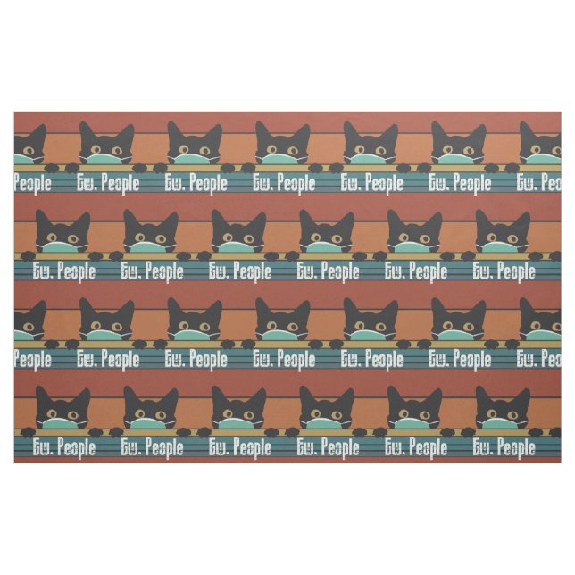 Tecido Pessoas Enfadonhas Presente de Introvertido Máscar (Fat Quarter)