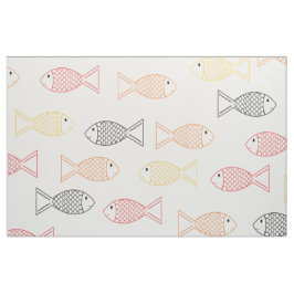 Tecido Pet Goldfish/ Koi Carp Fish Impressão