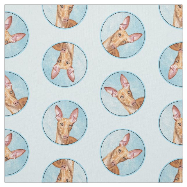 Tecido Pharaoh Hound Pintando Castanha Arte Original (Modelo)