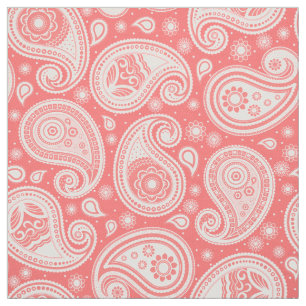 Tecido Pia-rosa-coral-padrão