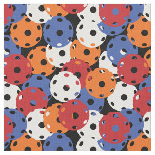 Tecido Pickleball - vermelho, laranja, branco, azul no pr