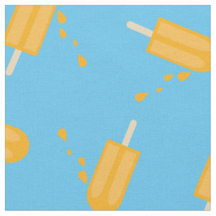 Tecido Picolés Crianças Fofas Verão