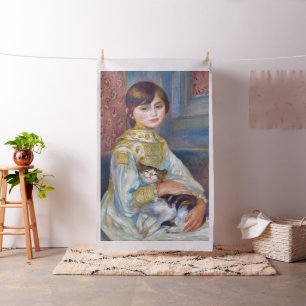 Tecido Pierre-Auguste Renoir - Criança com Gato