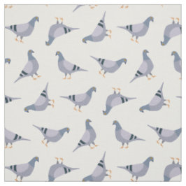 Tecido Pigeons de cinza