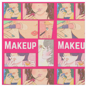 TECIDO PILHA DE GAROTAS MAKEUP