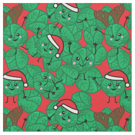 Tecido Pincel de Natal rebenta Comida cômoda com padrão