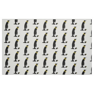 Tecido Pinguim com seu bebê