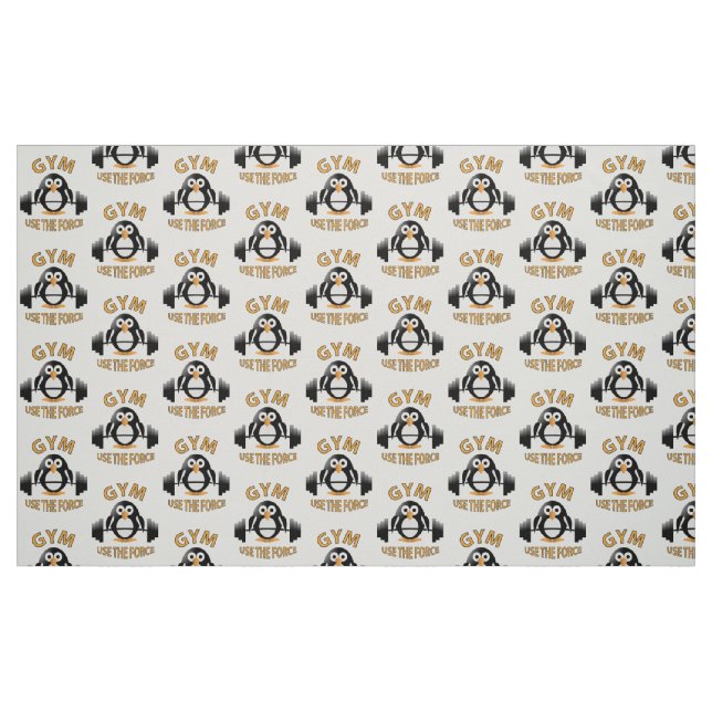 Tecido Pinguim com um sino (Fat Quarter)