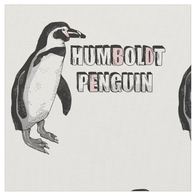 Tecido Pinguim Humboldt (Detalhe)