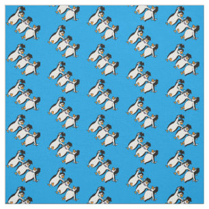 Tecido Pinguins de Graduação