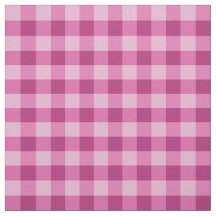 Pink Classic Gingham Check Pima Cotton Fabric