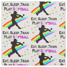 PINK COME, SONO, TREM, TOCAR DESIGN DE SOFTBALL