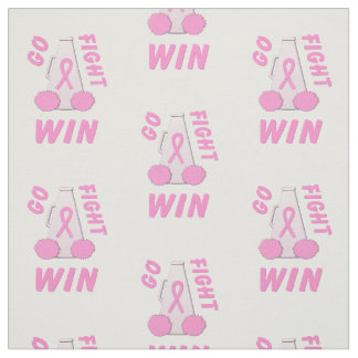 Tecido Pink Go Fight Win Megaphone