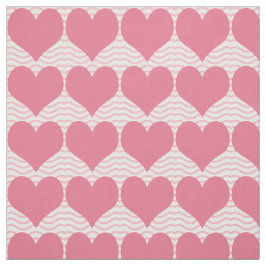 Tecido Pink Hearts Pattern