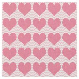 Tecido Pink Hearts Pattern