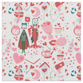 Tecido pink monster valentines vampire ghost