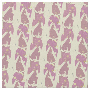 Tecido Pink n Yellow Flipflops Abstrato Patterno