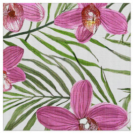 Tecido Pink orchid pattern
