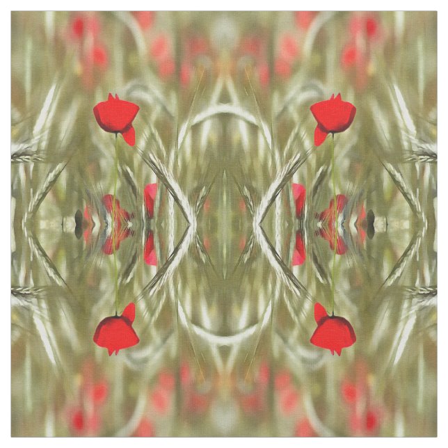 Tecido Pintura Acrínica de Hot Poppy (Modelo)