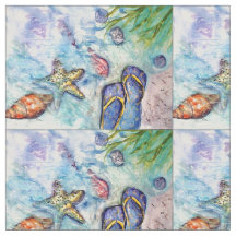 Pintura da aguarela do falhanço de sacudir da ilha