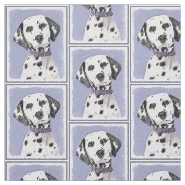 Tecido Pintura Dalmática - Arte Cachorra Original (Modelo)