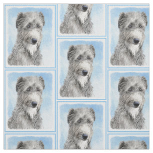 Tecido Pintura de Deerhound Escocês - Ar Cachorro Origin