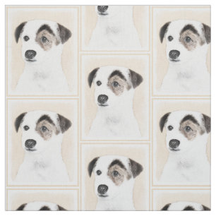 Tecido Pintura de Parson Jack Russell Terrier - Arte Cani