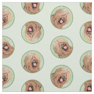 Tecido Pintura em Briard Arte Negra Sobreposta Negra Cach