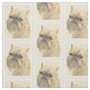Tecido Pintura em Bruxelas Griffon - Arte Cachorra Origin