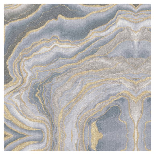 Tecido Pintura líquida de fluido Dourado da cinza (Detalhe)