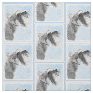 Tecido Pintura Schnauzer (Giant, Standard) - Arte Canina