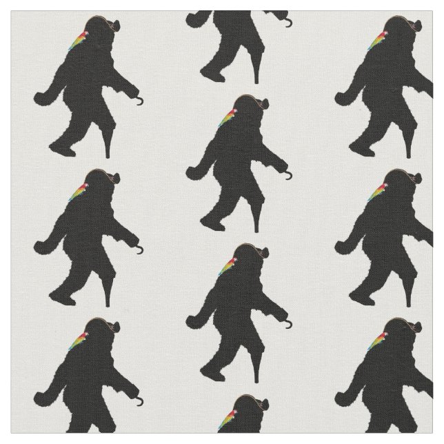 Tecido Pirata Capitão Gancho Sasquatch (Detalhe)
