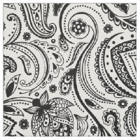 Pista Floral Preta - Plano Branco Personalizado