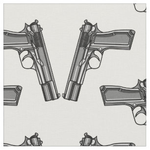 Tecido Pistolas, Ilustração de pistolas