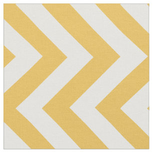 Tecido PixDezines DIY cor/padrão chevron/amarelo