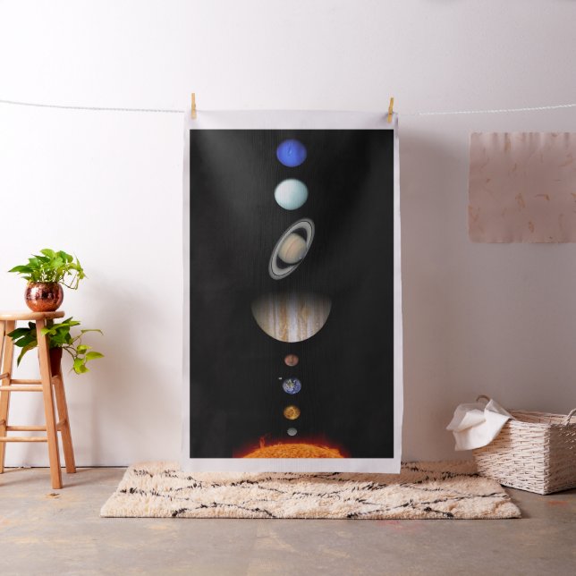 Tecido PLANETAS das jardas feitas sob encomenda do (In Situ)