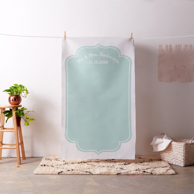 Tecido Plano de fundo da foto de casamento personalizado  (In Situ)