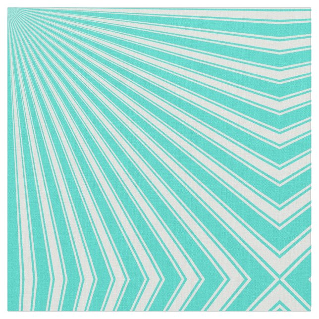 Tecido Plano de Fundo Turquesa Funky Sun Rays (Detalhe)