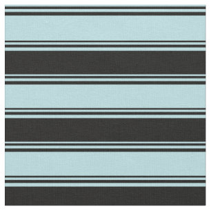 Tecido Pó - Padrão Azul e Preto de Stripes