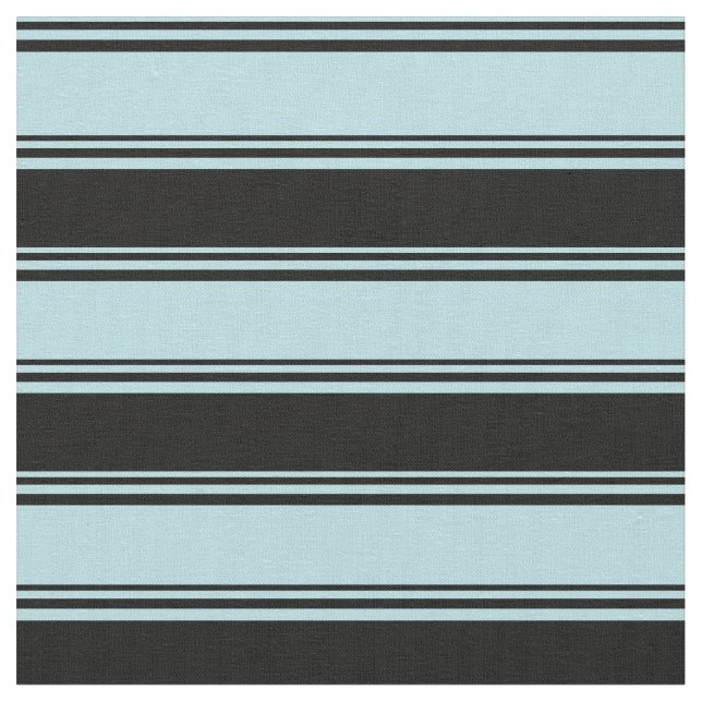 Tecido Pó - Padrão Azul e Preto de Stripes (Detalhe)