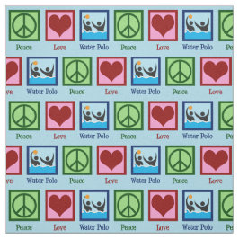 Tecido Polo Aquático Peace Love
