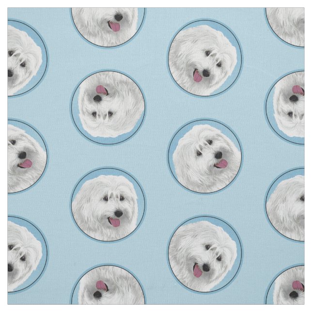 Tecido Polonês Lowland Sheepdog Pintura Original (Modelo)