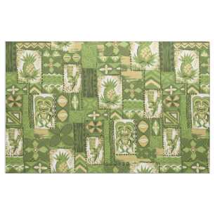 Tecido Pomaika’i Tiki Havaiana Vintage Tapa